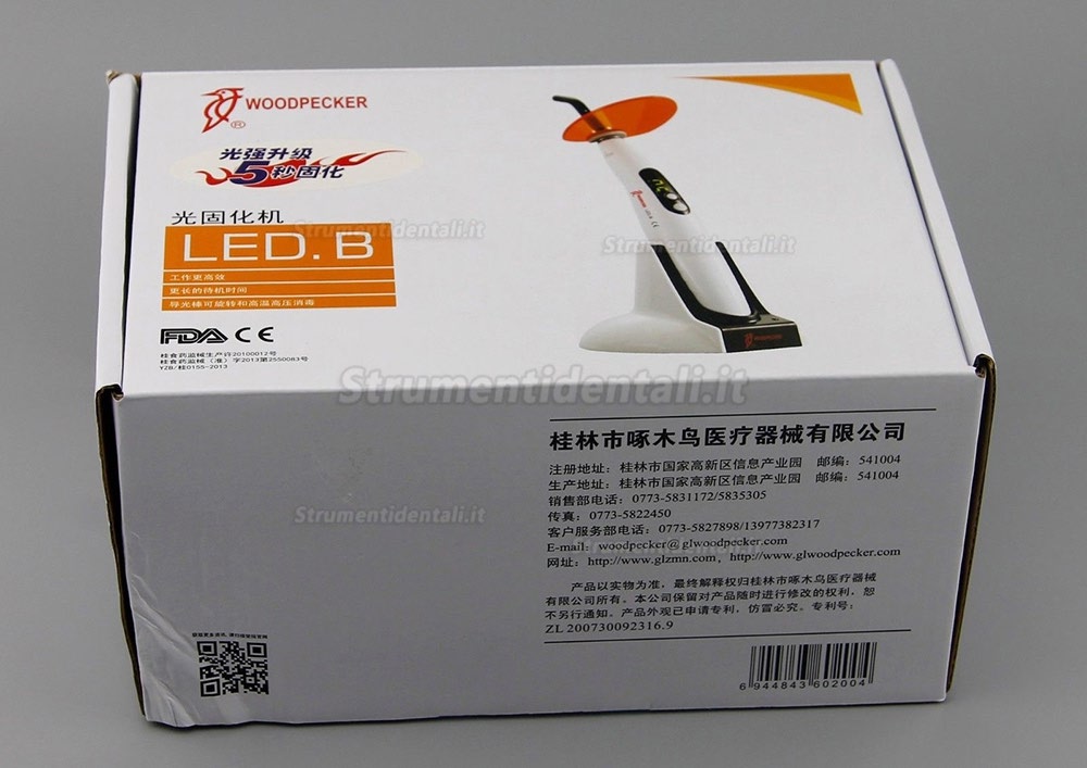 Woodpecker® Type B Lampade per fotopolimerizzazione 1000mw